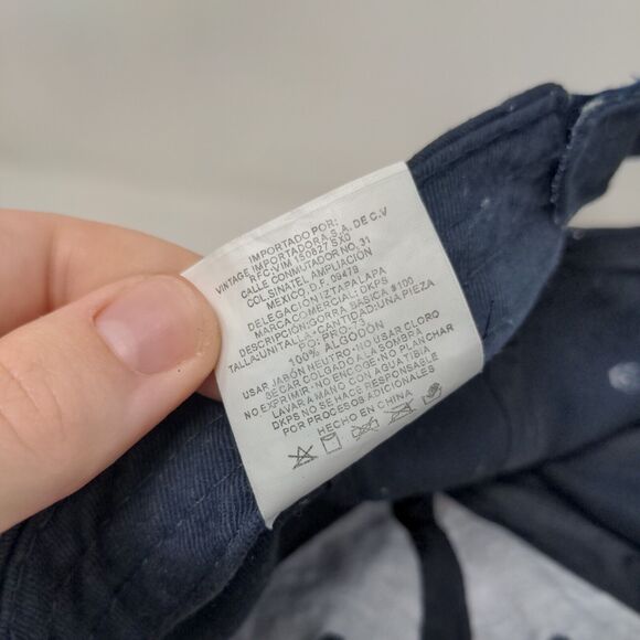 Puerto Vallarta 1851 Jalisco Mexico Strapback Hat Blue One Size Adjustable dKps - Picture 8 of 8